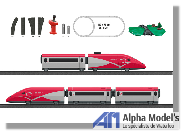 Marklin 29338 - My World - Coffret De Départ "Thalys" - Alphamodels