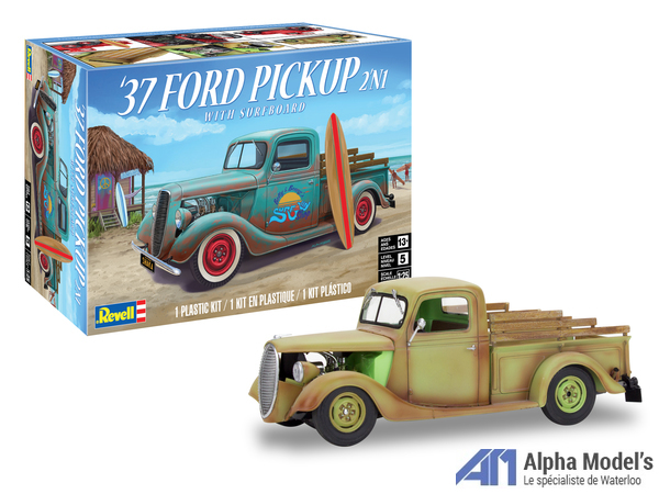 Revell 85-4516 - 1937 Ford Pickup Street Rod with Surf Board - Alphamodels