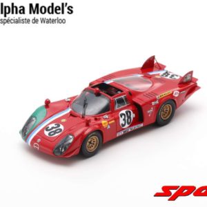 Spark S8801 - Alfa Romeo T33/2 #8 24H Le Mans 1969 - Alphamodels