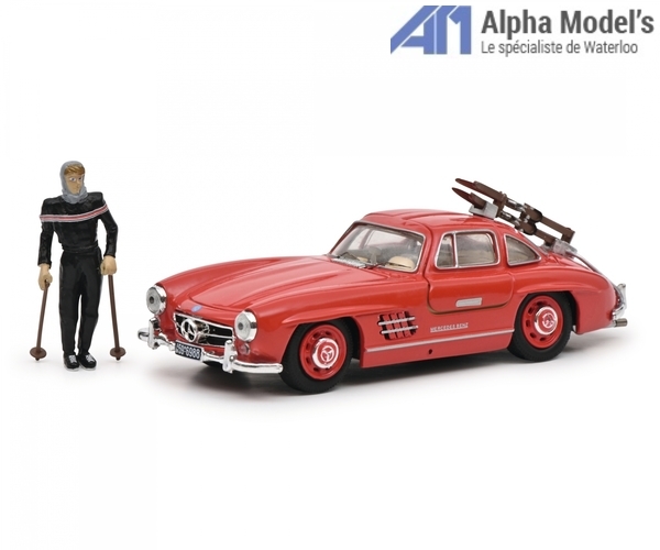 MERCEDES 300 SL COUPE Rouge SCHUCO 1:43