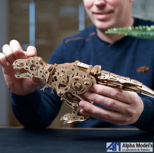 Ugears 70203 - Tyrannosaurus Rex – Ugears – Puzzle 3D en bois - Alphamodels