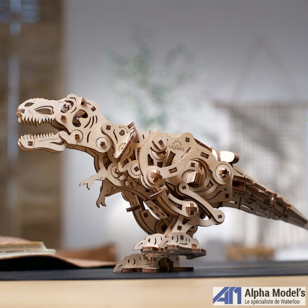 Ugears 70203 - Tyrannosaurus Rex – Ugears – Puzzle 3D en bois - Alphamodels