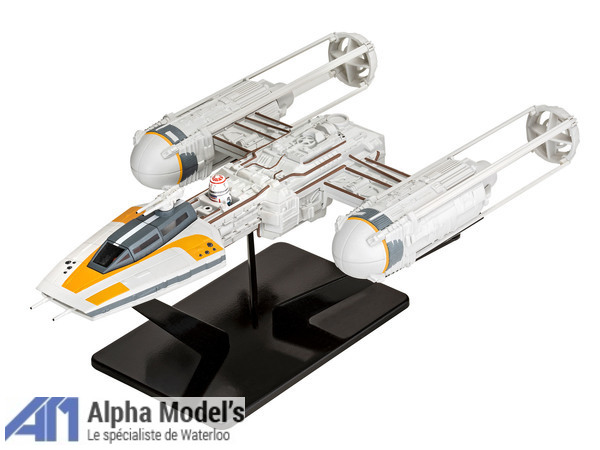 Maquette coffret cadeau Y-wing Fighter avec accessoires de base