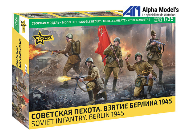 Zvezda 3718 – Soviet Infantry Berlin 1945